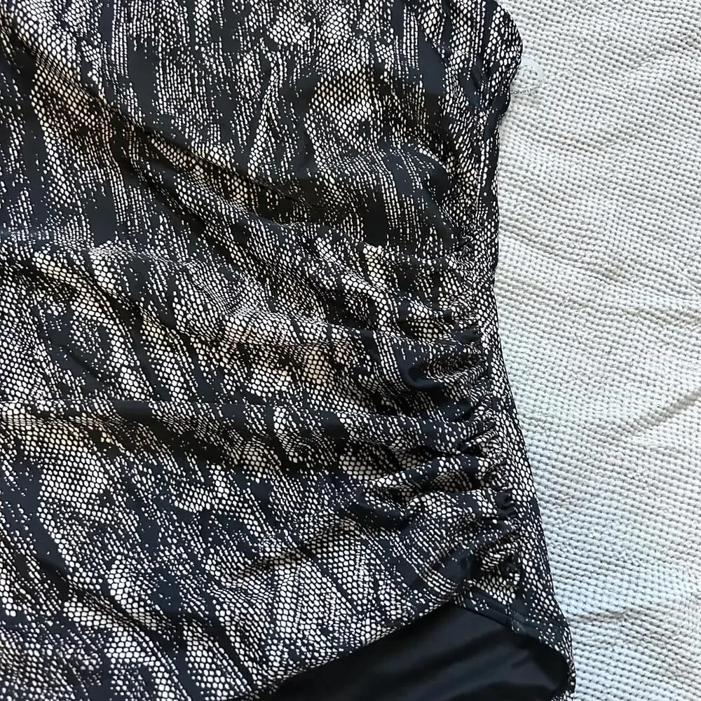 NWT Calvin Klein‎ High neck Halter One-Piece Size 18 - Picture 3 of 8